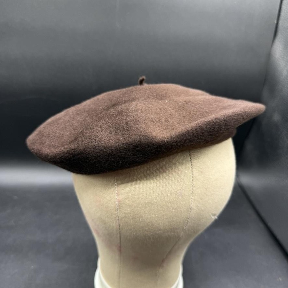 Vintage Betmar Beret Hat Womens One Size Brown Wool Felt Classic French Vintage
